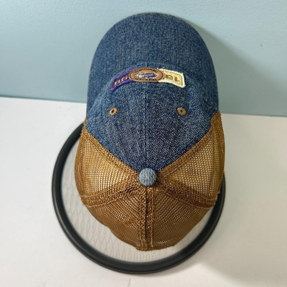 Western Carolina Catamounts Hat Snapback Denim Mesh Baseball Cap The Game OSFM - Picture 6 of 9